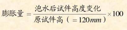 膨胀量