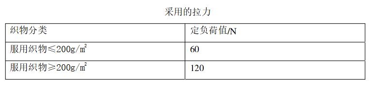 采用的拉力