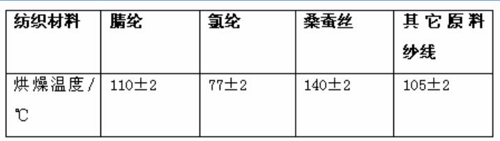 选择烘箱温度